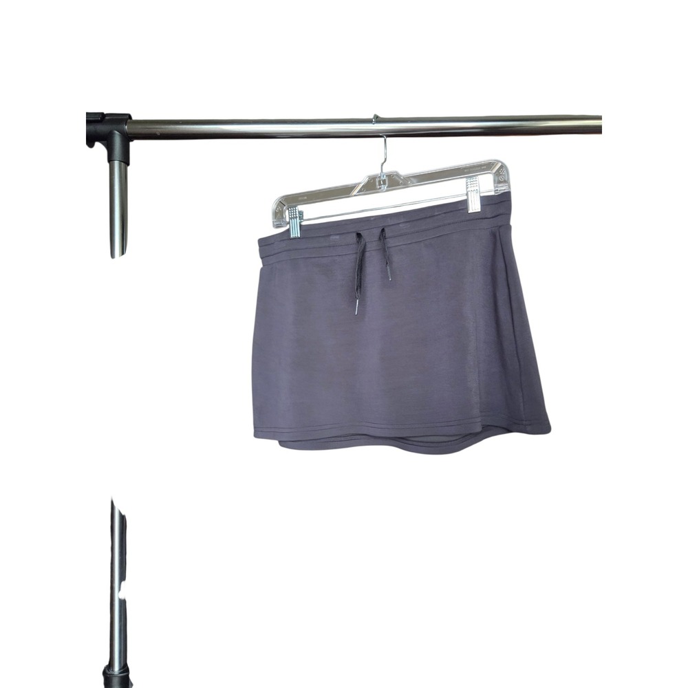 Ocean Drive Gray Skort Drawstring Waist Size XL Athleisure